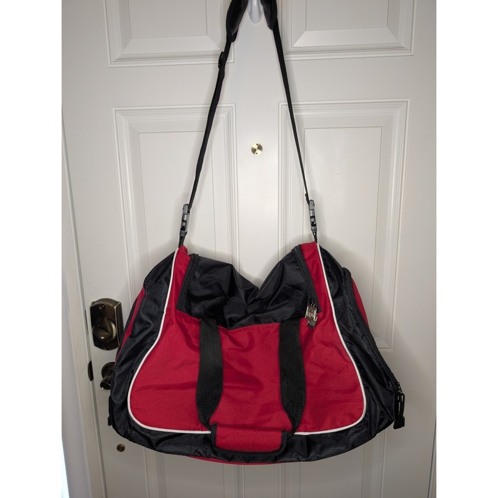Tampa Bay Buccaneers NFL Officially Licensed Product Duffle Gym Bag Red Sports - Picture 2 of 10